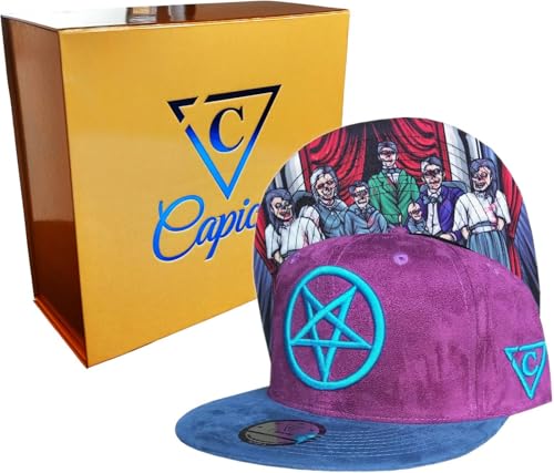 Image of Capiche [99+ Variations Snapback Cap Men's Cap - Baseball - Hat - Art - Unisex - Visor - Men - One Size - Tattoo - Men - Women