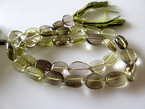 Perles quartz citron bicolore de 10mm pour réparer ou personnaliser vos colliers en pierres
