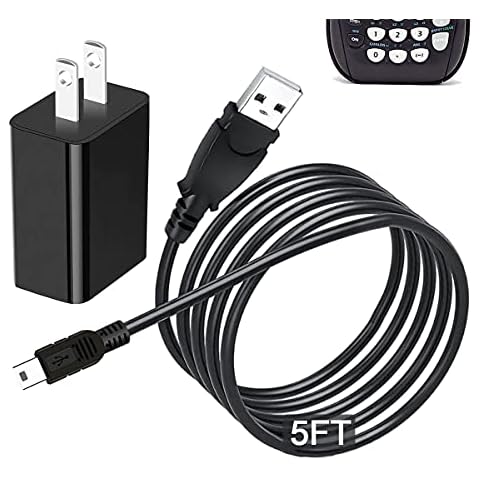 Charger Adapter for TI-84 Plus CE Color/C Silver Edition, TI-Nspire CX II/TI-Nspire CX II CAS Color Texas Instruments Graphing Calculators with 5FT USB Data/Charging Cable Cord Cover