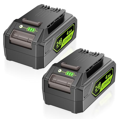 2 unidades de 24 V 4 Ah batería de repuesto para Greenworks, ASUNCELL Li-Ion batería compatible con Greenworks 24 V batería herramientas herramientas 29842 29852 BAG708 BAG711 20352 22232 2508302