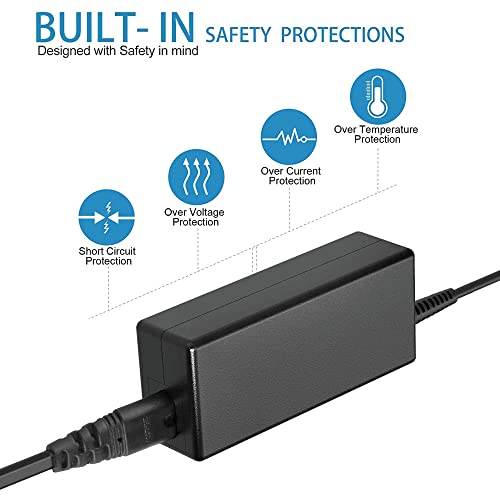 Reemplazo de cargador 48V 2A 96W AC/DC Adaptador para inyector PoE, entrada 100-240V miniatura 2
