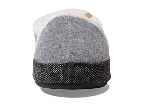 Acorn Women's All-Season Recycled Berber Madison Moc Slippers, Faux Fur Moc Toe, Solid, Bow, US Women's Size2