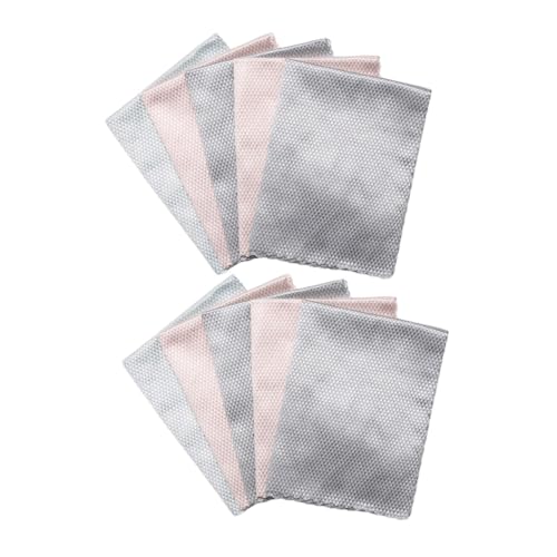 PACKOVE 10 Piezas Paños de Cocina depuración Toalla Almohadillas sorbente Trapo para Lavar Platos paño de Limpieza de Cocina paños de Limpieza Reutilizables Fibra extrafina Color Aleatorio
