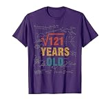 Math Lover 11th Birthday- Square Root of 121 - 11 Year Old T-Shirt