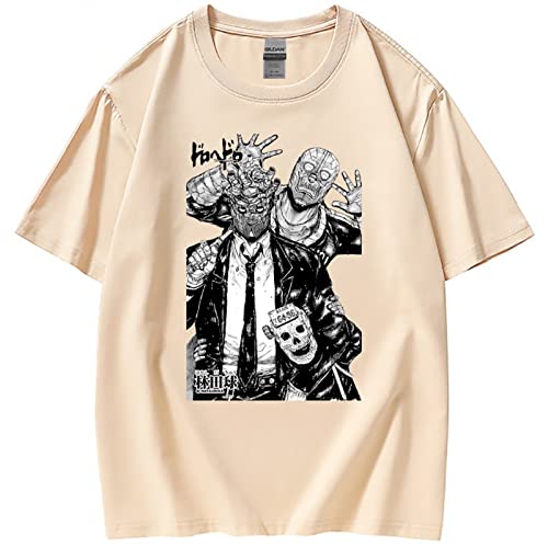 Fosike Dorohedoro Metal Style Tshirt Unisex, Dorohedoro Manga Kaiman T-Shirt Men/Women, Round Neck Short Sleeve Tee Shirt