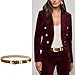 IDUNNVERVE Belts for Women with Gold Buckle – Adjustable Brown leather Belt for Jeans, Dress, Pants