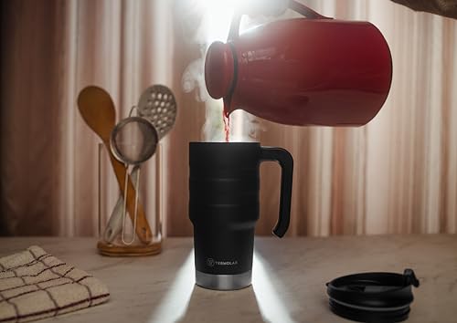 GARRAFA TÉRMICA TERMOLAR BULE LUNA 1L VERMELHO