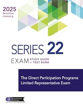 Paperback SERIES 22 EXAM STUDY GUIDE + Test Bank Book