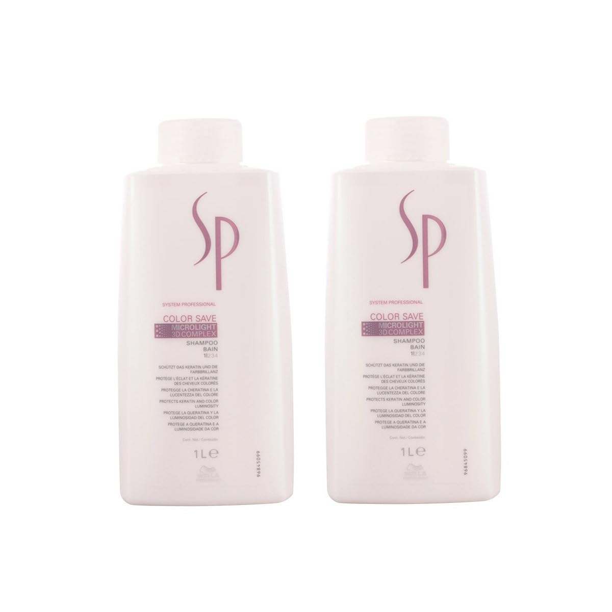 2er Wella SP System Professional Color Save Shampoo, 1000 ml