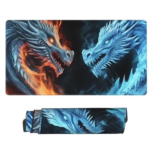 Tapis de souris de jeu avec base en caoutchouc antidérapant pour éviter les glissements