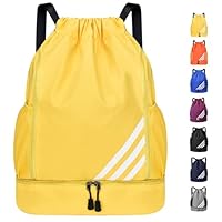 ALUSBELL - Mochila Grande Con Cordón Para Deportes, Gimnasio