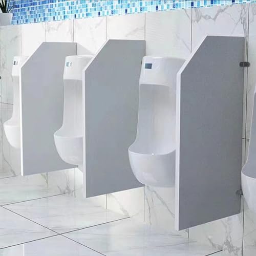 Separador de orinal con marco de acero inoxidable, pantalla de orinal para hombre, para centros comerciales, lugares públicos y hoteles, fácil instalación con accesorios