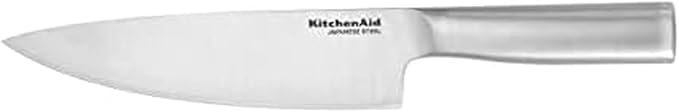 KitchenAid Gourmet Forged Stainless Steel Chef Knife with Custom-Fit Blade