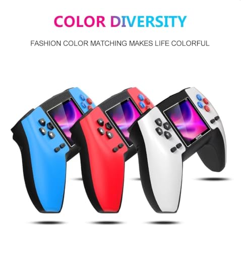 Image of Drumstone (𝐒𝐩𝐞𝐜𝐢𝐚𝐥 𝟏𝟓 𝐘𝐞𝐚𝐫𝐬 𝐖𝐚𝐫𝐫𝐚𝐧𝐭𝐲) Handheld Game Console with 520 Built-in Retro Games - Portable Rechargeable Video Game Player for Kids & Adults - 3-Inch Screen, Classic