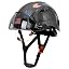 Bright Black Carbon Fiber Helmet Double Glasses