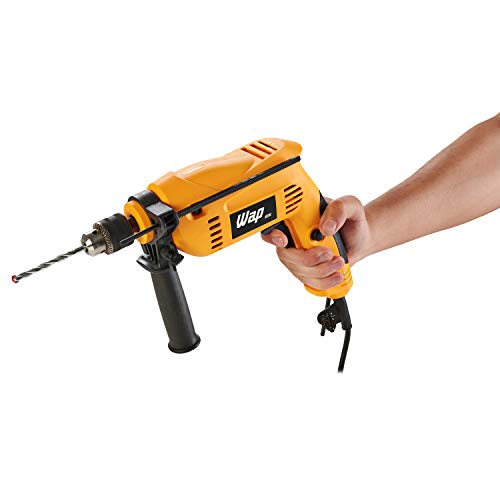 WAP Furadeira Elétrica De Impacto Efi 600K10 600W Mandril 3/8” 127V Maleta E Acessórios Trena Chaves