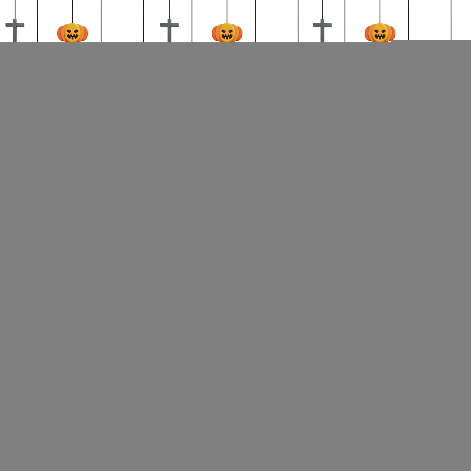 Casas de pueblo Halloween figuras de resina con luz para restaurante