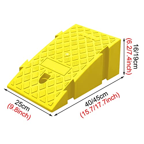 Rampa portátil ligera para bordillos naranja 25x45x19cm miniatura 7