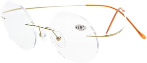 Miniatura 1 de Gafas de lectura sin marco Eyekepper, en titanio, para lectores hombres y mujeres, 1