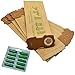 Produktbild FSProdukte 16 Staubsaugerbeutel geeignet für Vorwerk Kobold 118 119 120 121 122, mit EXTRA STARKEM FLANSCH + 20 Duftpatronen Sommerwiese