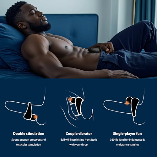 Vibrating-Cock-Ring-for-Couples-with-Flexible-Bulb-Clitoral-Stimulator-Penis-Ring-Vibrator-with-10-Vibration-Male-Adult-Sex-Toys-for-Men-Women-Couple-Sex-Toy-for-Clitoris-Testicles-Stimulation