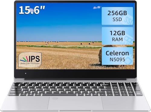 JSHIX 15.6'Windows Laptop,Laptop,Intel Quad-Core N5095 Processor,(up to 2.9GHz), 12 GB RAM, 256 GB...
