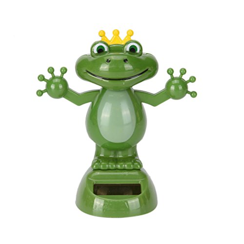 DINGJIN 1 Pcs Solar Dancing Toy Animal Solar Powered Dancing Solar Powered Dancing Dolls Swinging Animated Bobble Dancer Toy Car Decor BY