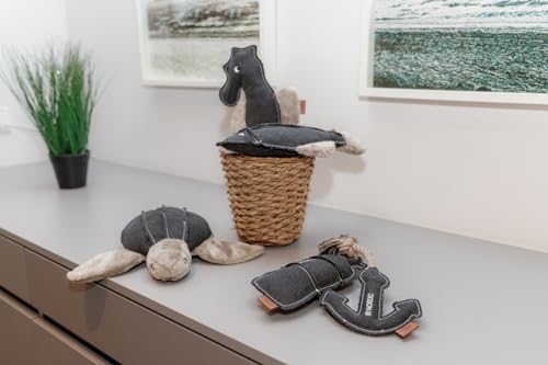 TRIXIE Be Nordic Plüschtiere für Hunde Scholle Hajo – maritimes Kuscheltier für Hunde zum Spielen und Kuscheln – robust & langlebig - 36061