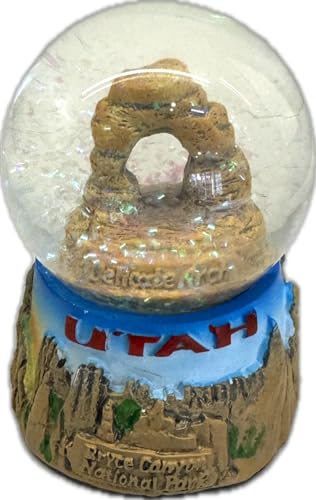 Bryce Canyon National Park Utah Snow Globe - Featuring Delicate Arch in The Center of The Globe - 65mm Snow Globe