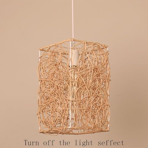 Suspension boho rotan pour illuminer votre table de ferme
