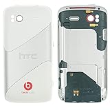  Original HTC Sensation (XE) G14 G18 Akkudeckel Beats Audio,Cover Gehäuse, Silber weiß