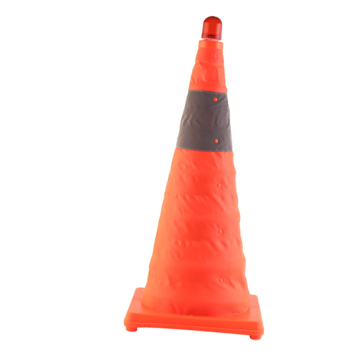 Cône Routier Pliable Réfléchissant 1 Pièce, avec Lampe LED