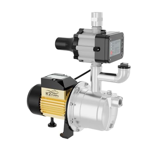 K2 Pumps WPS07505PCK 3/4 HP Stainless Steel Automatic Booster Pump