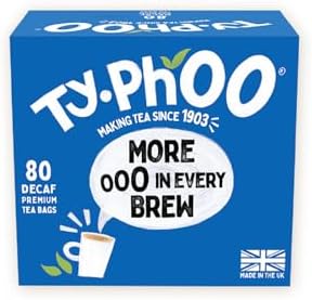 Typhoo Decaf (More In Every Brew) 80 Premium Teabags (Pack of 1)