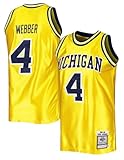 Chris Webber Maize Michigan Wolverines 1991/92 Alumni Authentic Jersey (US, Alpha, XX-Large, Regular, Regular, Maize)