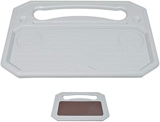 YDDZ Palé para Automóvil Volante de Camión Grande Superficie de Escritura Grande Imprescindible Mesa de Comedor Pequeña Superficie Esmerilada Antideslizante Ranura para Taza de Agua de Escritorio