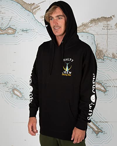 Image of Salty Crew Men's Tailed Hood Fleece - Men's Fashion Casual Long Sleeve Hoodie Cotton - Lifestyle Beach Apparel