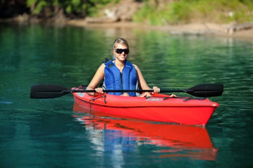 SUNDOLPHIN Sun Dolphin Bali SS Sit-on top Kayak (Red, 12-Feet)