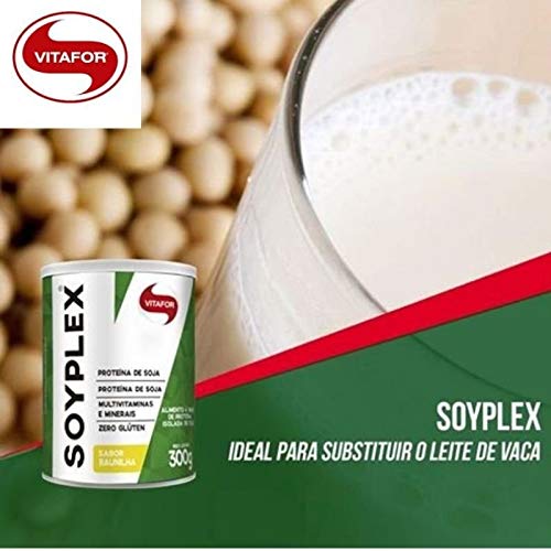 Kit 3 SoyPlex Proteína de Soja Vitafor 300g Banana