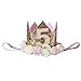 Produktbild Huhu833 Baby Stirnbänder Mädchen Pailletten Kopf Zubehör Stirnband Baby Rose Elastic Geburtstag Anzahl Krone Headwear (B)
