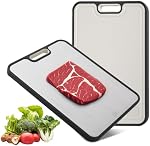 Titanium Cutting Board, Titanium Cutting Boards for Kitchen, Non Slip Chopping Board for Meat, Fruit, Vegetable 38.5x26.5cm