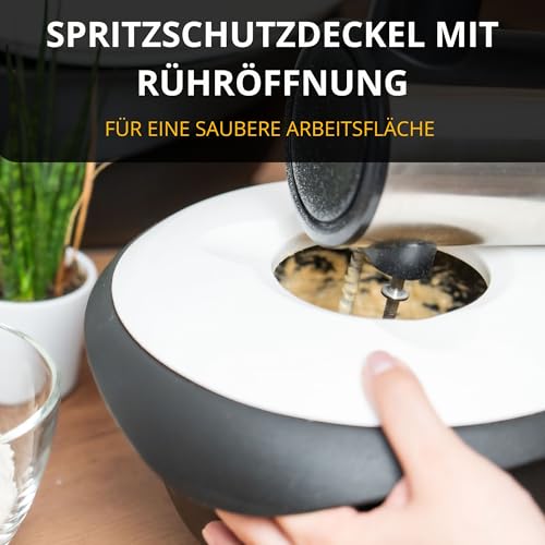 Rührschüssel mit Spritzschutz Thiru – Rutschfest und BPA-frei