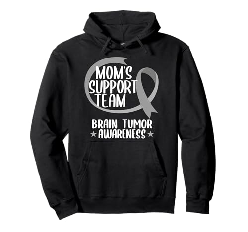 Regalo de cinta gris para el mes de concientización del tumor cerebral Sudadera con Capucha