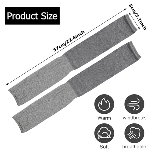 Image of XEPST 2 Packs Women's Leg Warmers, Fashion Accessories Ballet Leg Warmers Kawaii Boot Socks Knee High Footless Socks for Girls