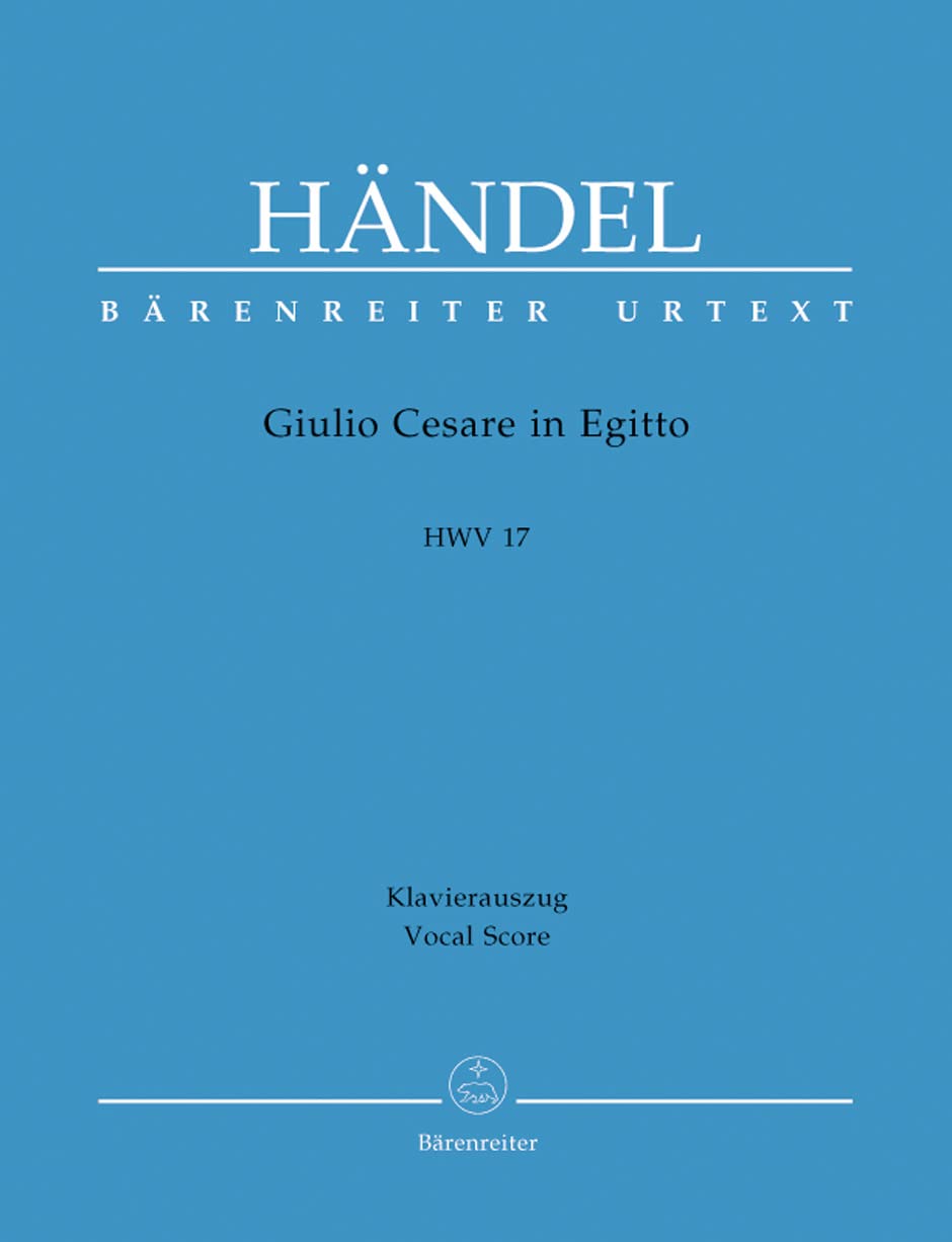 Cesare in Egitto – Piano Reduction – PIANO REDUCTION