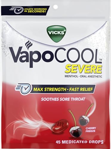 Vicks VapoCool Severe Medicated Sore Throat...