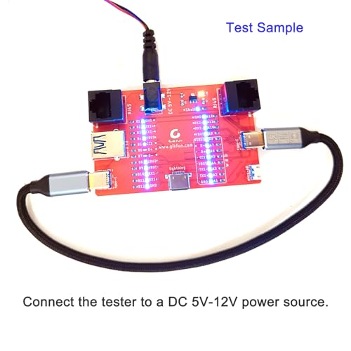 Cable de datos línea de prueba USB Tipo C y Micro USB modulo GK1030 4