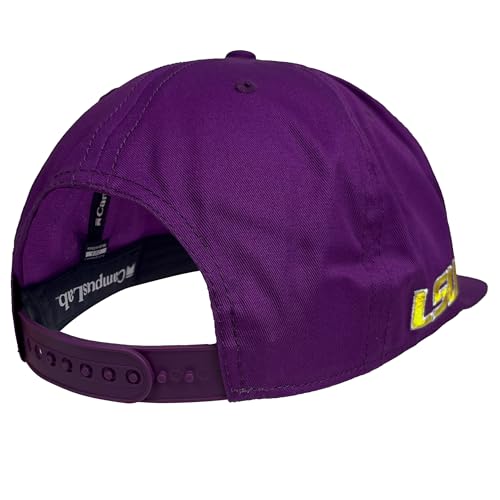 Gorra snapback ajustable de 6 paneles con visera plana miniatura 3