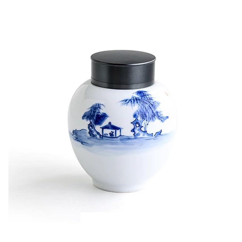 TEESONG Słoiki na herbatę kreatywne ceramiczne puszki na herbatę, domowe pu'er czarna herbata, magazyn zielonej herbaty puszki na herbatę, zamknięte puszki pojemniki do przechowywania herbaty z