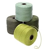  Beadsmith Perlenschnur/Fädelschnur, extralang, ca, Größe 18, Farbe Frische Kräuter Mix, 4 Farben 77 Meter je